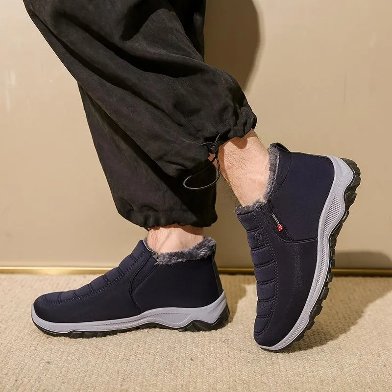 2022 Winter Fleece Warm Men's Warm Snow Boots