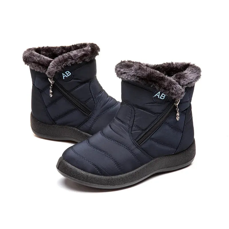 ANEIRA | Zip-Up Ankle Winter Boots