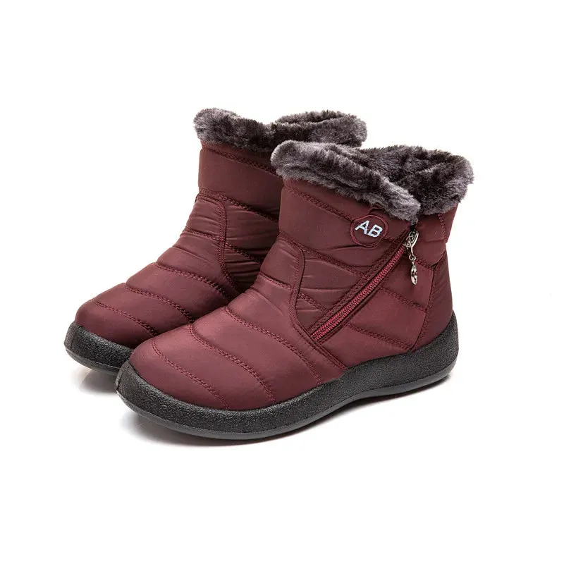 ANEIRA | Zip-Up Ankle Winter Boots