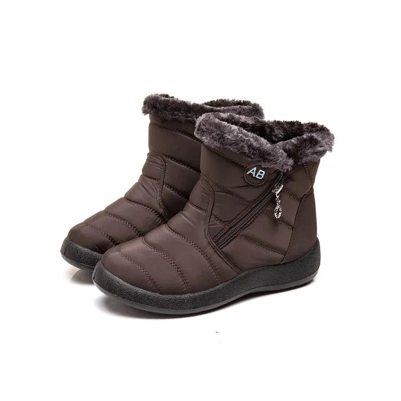 ANEIRA | Zip-Up Ankle Winter Boots