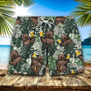 BEAR BEER HAWAIIAN SHORT Men Hawaii Shorts