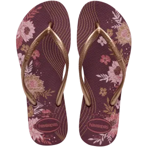 Havaianas Womens Slim Organic Purple Soil