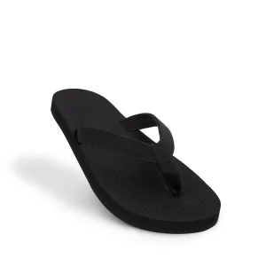 Indosole Mens Flip Flop Sandal Black