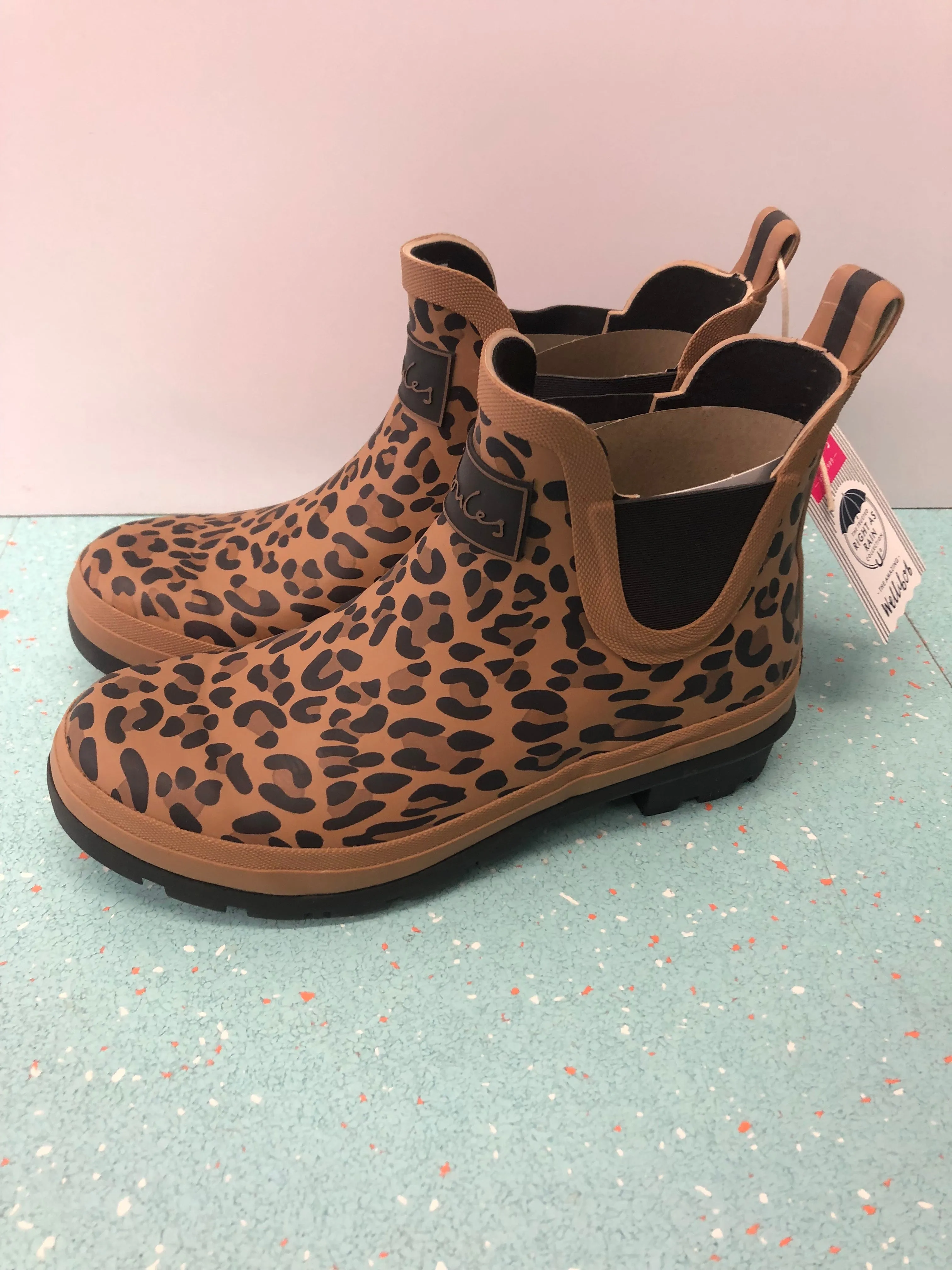 Joules Leopard Rain Boots