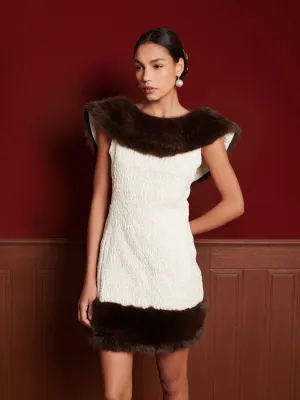 <b>DREAM</b> Sculpture Jacquard Mini Dress