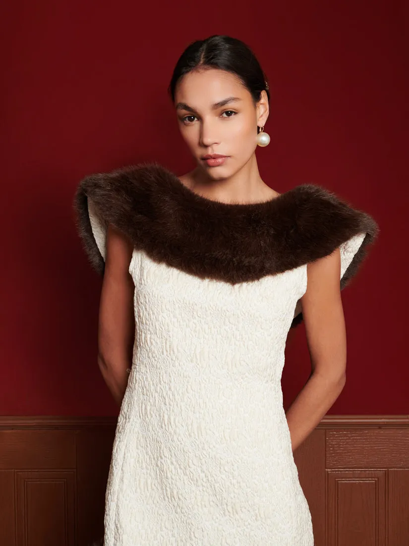 <b>DREAM</b> Sculpture Jacquard Mini Dress