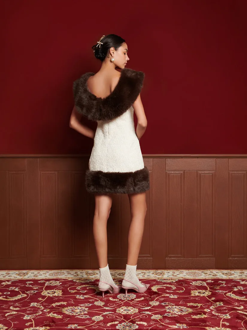 <b>DREAM</b> Sculpture Jacquard Mini Dress