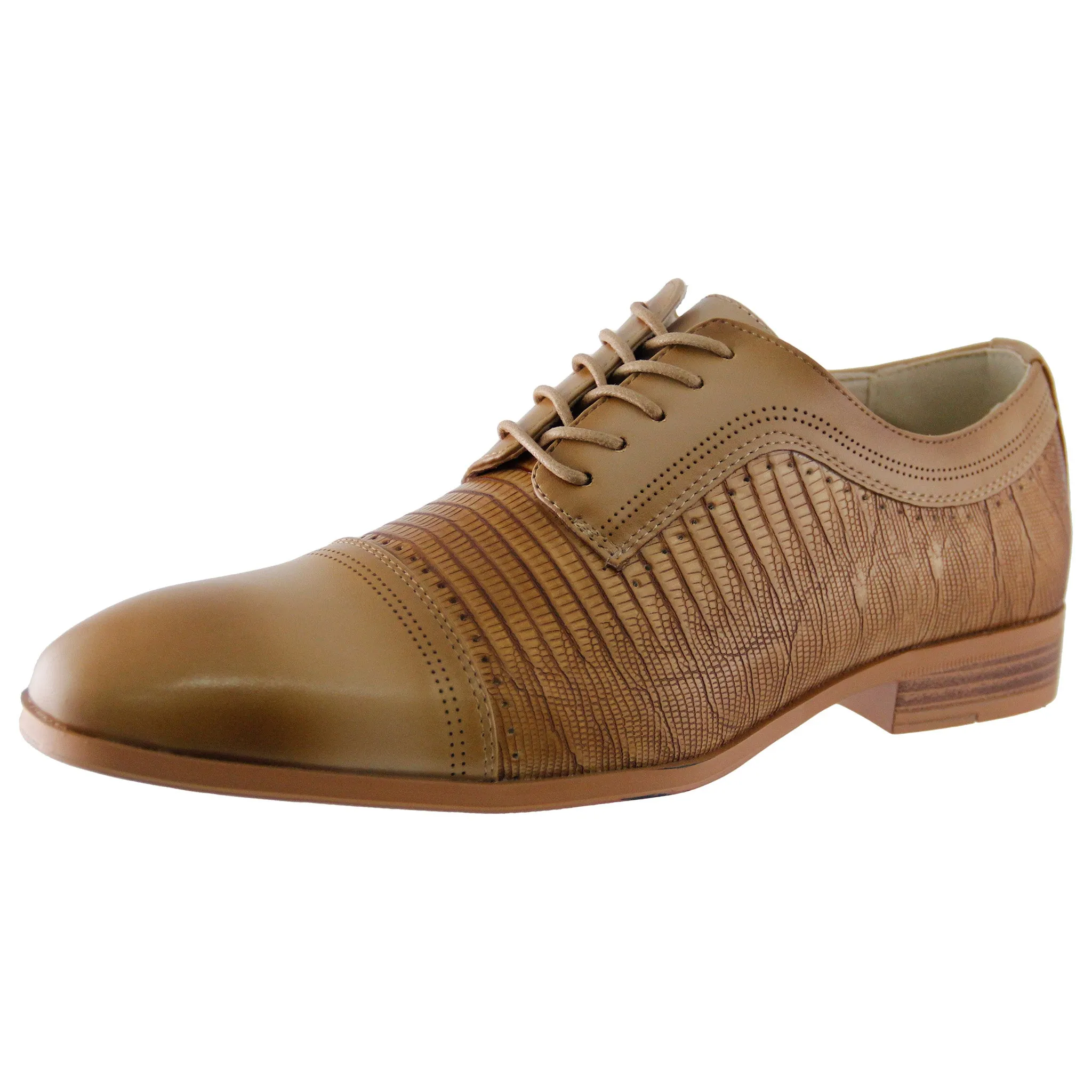Natural w/Lizard Embossed Print