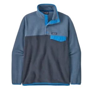 Patagonia Mens Lightweight Synchilla Snap-T Pullover Smolder Blue