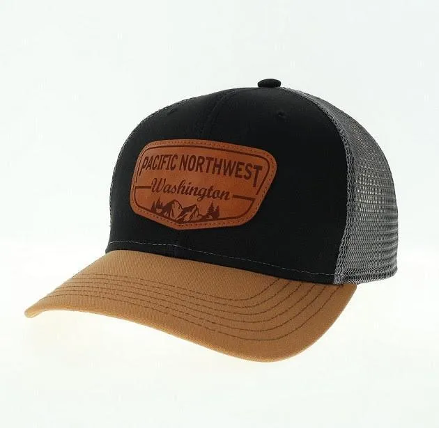 Pikes Peak Black/Caramel/Grey Pacific Northwest Trucker Hat
