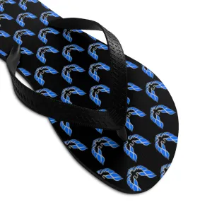 Pontiac Firebird Trans Am Formula Smokey Unisex Flip-Flops blue