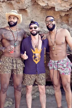Set 3 pcs Men's Swimshorts - Hit the Beach in Style and Comfort - Personalized Fit and Lightweight Fabric