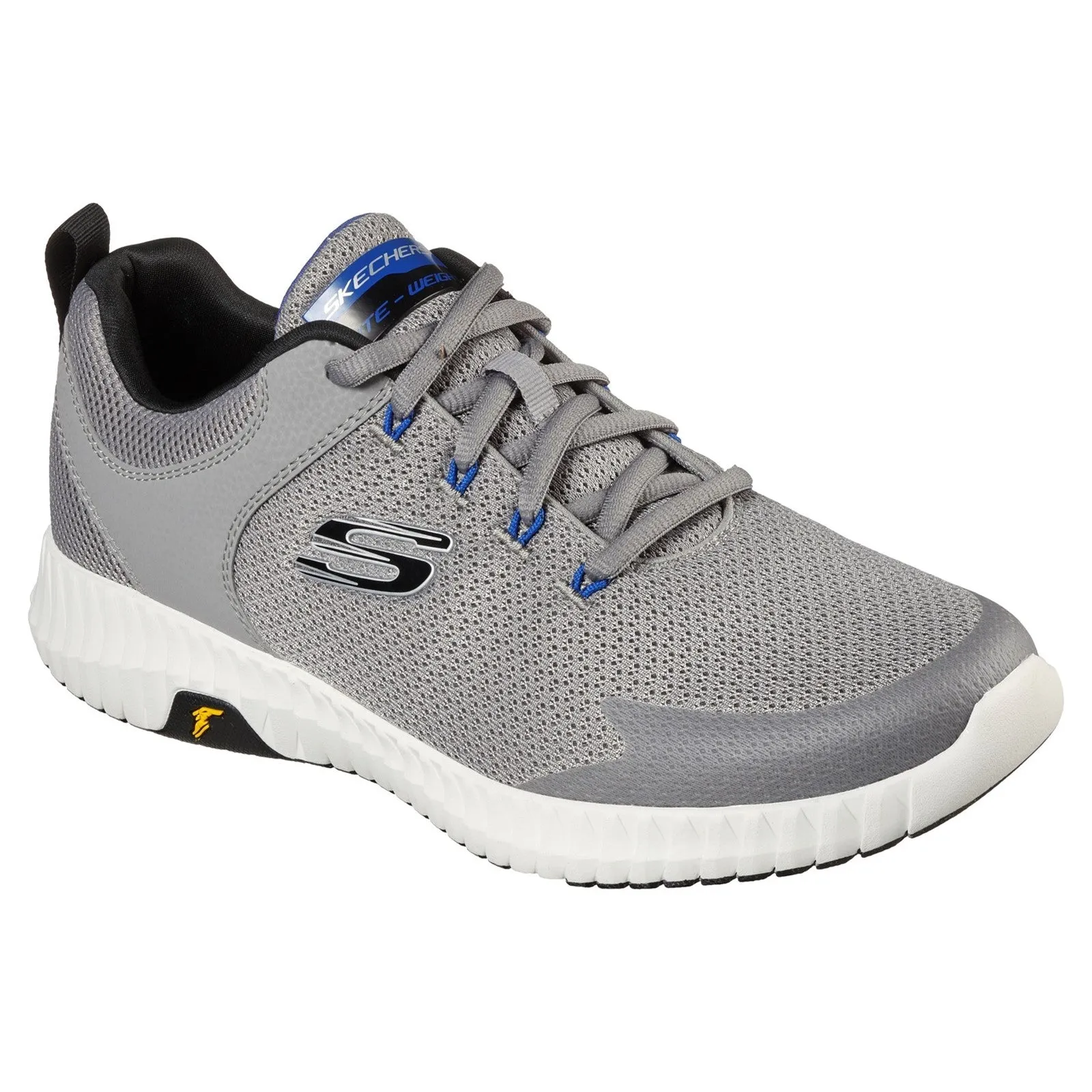 Skechers Mens Elite Flex Prime Take Over Trainers - Light Grey