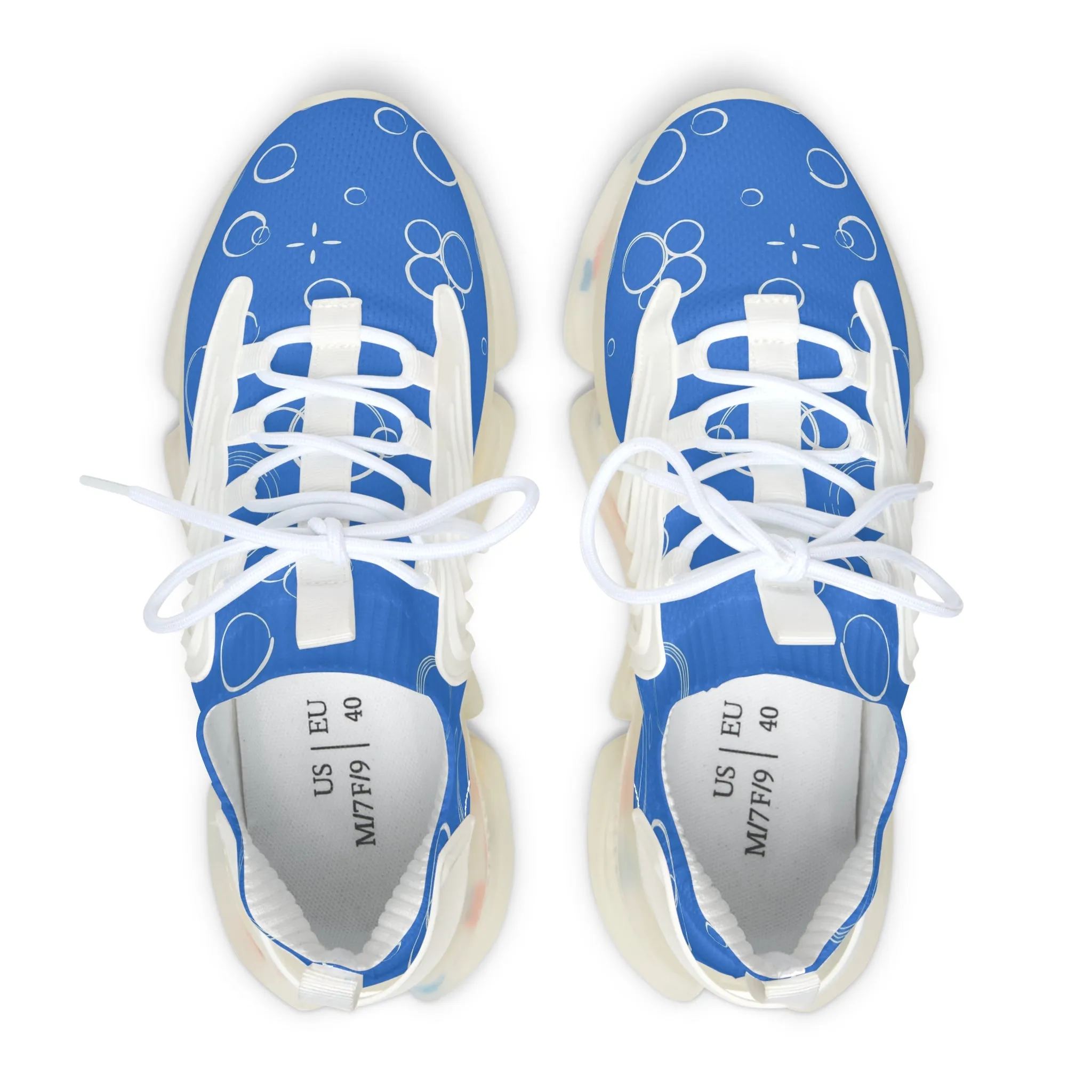 Soap Bubbles Women's Mesh Sneakers