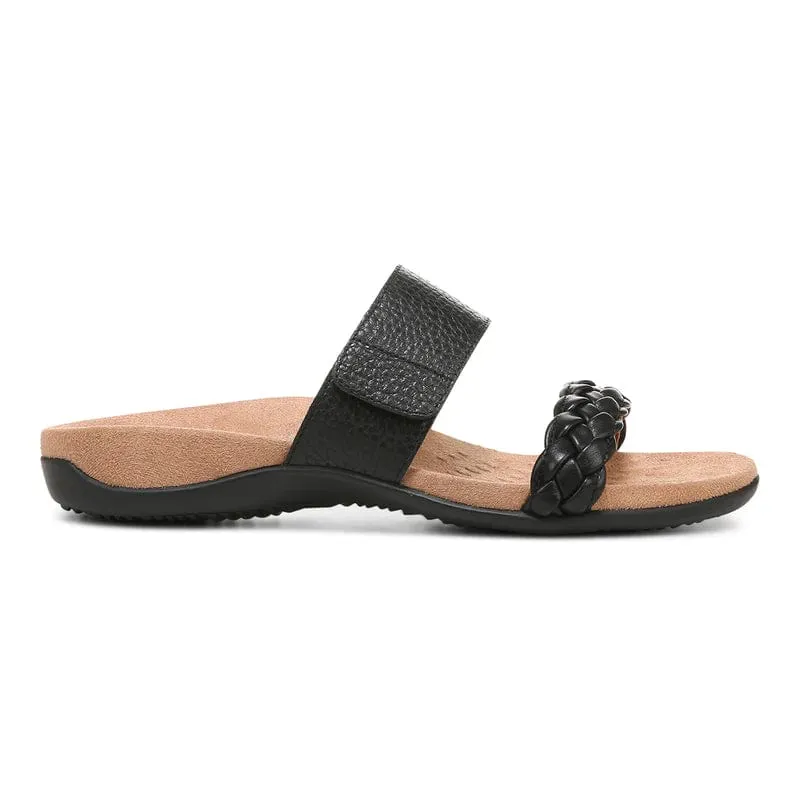 Vionic Women's Jeanne Slide Sandals- Black