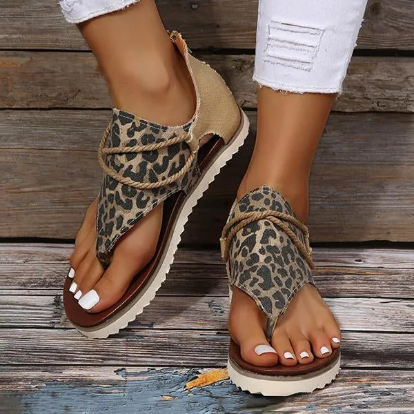 Women'S Retro Flat Flip Flop 98317126
