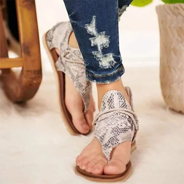 Women'S Retro Flat Flip Flop 98317126