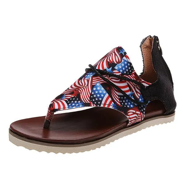 Women'S Retro Flat Flip Flop 98317126