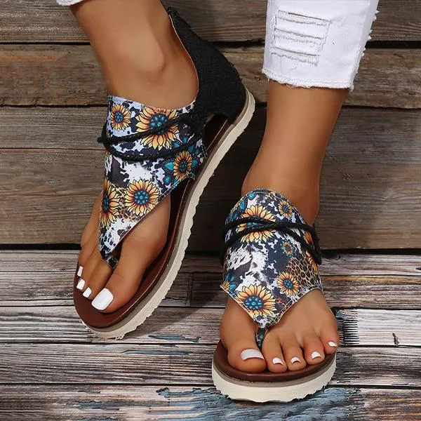 Women'S Retro Flat Flip Flop 98317126